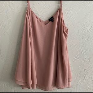 Mauve flowy blouse
